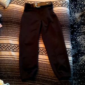 Nike baseball pants with belt M